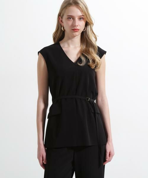 PINKY & DIANNE / ピンキーアンドダイアン シャツ・ブラウス | ◆２WAYストレッチバックシアーブラウス | 詳細2