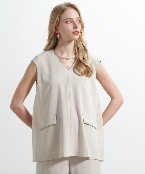 PINKY & DIANNE / ピンキーアンドダイアン シャツ・ブラウス | ◆２WAYストレッチバックシアーブラウス | 詳細18