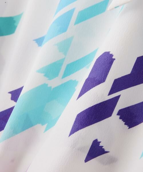 PINKY & DIANNE / ピンキーアンドダイアン シャツ・ブラウス | ◆カラーハウンドトゥースプリントリボンブラウス | 詳細15