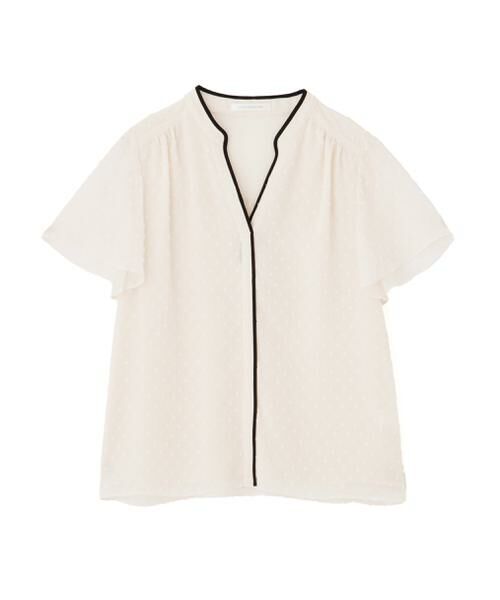 PINKY & DIANNE / ピンキーアンドダイアン シャツ・ブラウス | ◆シアージャカードブラウス | 詳細1