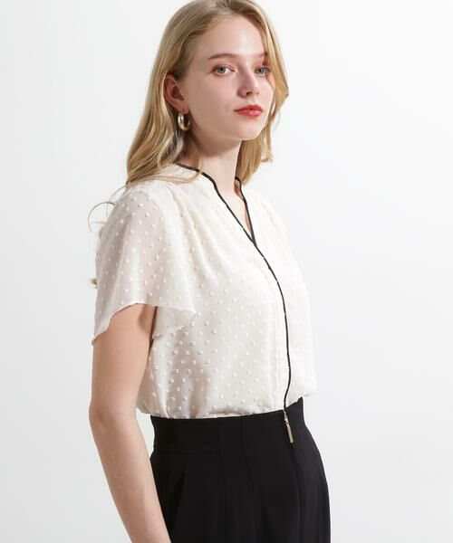 PINKY & DIANNE / ピンキーアンドダイアン シャツ・ブラウス | ◆シアージャカードブラウス | 詳細3