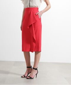 PINKY & DIANNE / ピンキーアンドダイアン スカート | ◆リネンライクラッフルスカート