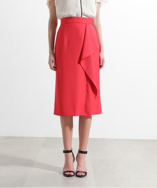 PINKY & DIANNE / ピンキーアンドダイアン スカート | ◆リネンライクラッフルスカート | 詳細2