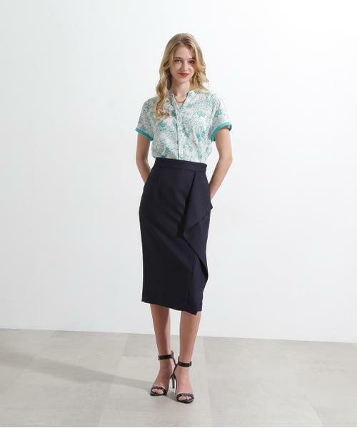 PINKY & DIANNE / ピンキーアンドダイアン スカート | ◆リネンライクラッフルスカート | 詳細13