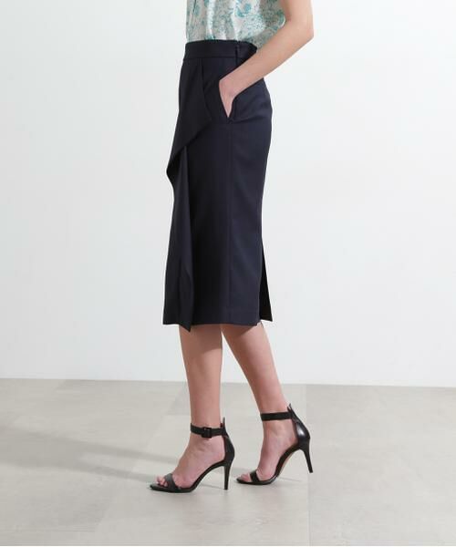 PINKY & DIANNE / ピンキーアンドダイアン スカート | ◆リネンライクラッフルスカート | 詳細17