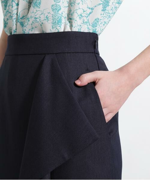 PINKY & DIANNE / ピンキーアンドダイアン スカート | ◆リネンライクラッフルスカート | 詳細19