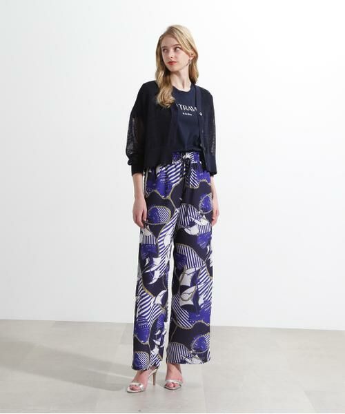 PINKY & DIANNE / ピンキーアンドダイアン パンツ | ◆ノーティカルプリントパンツ | 詳細5