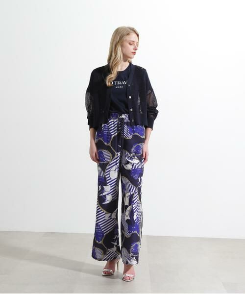 PINKY & DIANNE / ピンキーアンドダイアン パンツ | ◆ノーティカルプリントパンツ | 詳細6