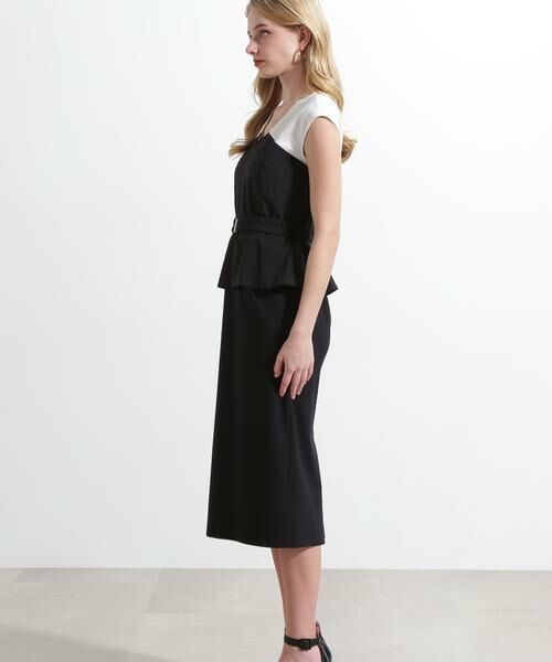 PINKY & DIANNE / ピンキーアンドダイアン ミニ丈・ひざ丈ワンピース | ◆ベアトップレイヤードワンピース | 詳細7