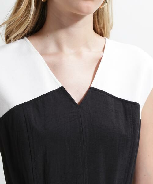 PINKY & DIANNE / ピンキーアンドダイアン ミニ丈・ひざ丈ワンピース | ◆ベアトップレイヤードワンピース | 詳細9