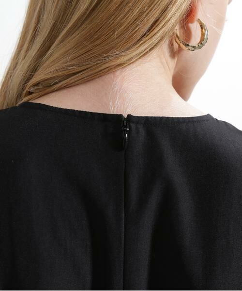 PINKY & DIANNE / ピンキーアンドダイアン ミニ丈・ひざ丈ワンピース | ◆シャーリングフレアワンピース | 詳細24