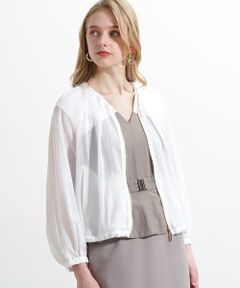 PINKY & DIANNE / ピンキーアンドダイアン ブルゾン | ◆シアータックジップブルゾン