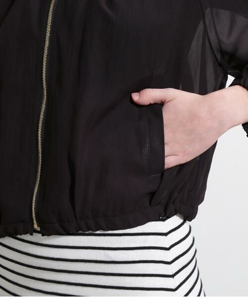 PINKY & DIANNE / ピンキーアンドダイアン ブルゾン | ◆シアータックジップブルゾン | 詳細16
