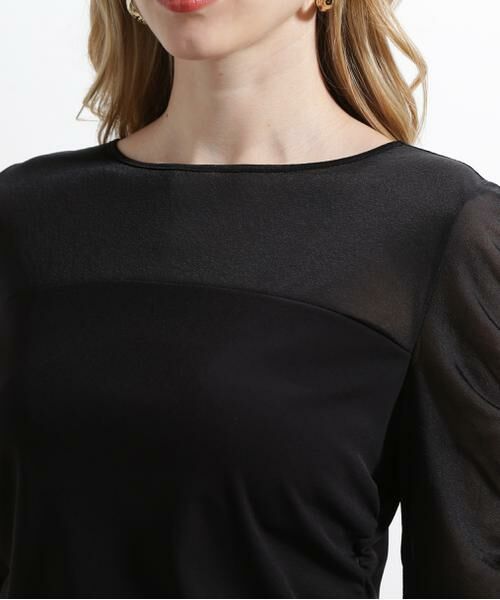 PINKY & DIANNE / ピンキーアンドダイアン カットソー | ◆シアードッキングシャーリングカットソー | 詳細15