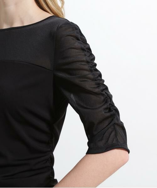 PINKY & DIANNE / ピンキーアンドダイアン カットソー | ◆シアードッキングシャーリングカットソー | 詳細16