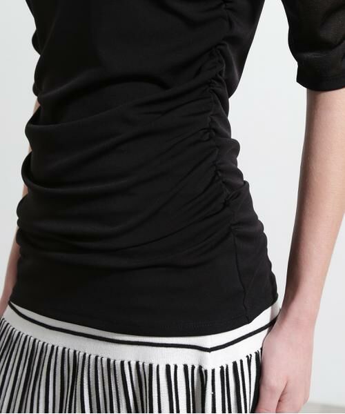 PINKY & DIANNE / ピンキーアンドダイアン カットソー | ◆シアードッキングシャーリングカットソー | 詳細17