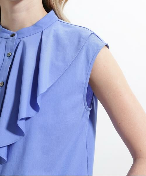 PINKY & DIANNE / ピンキーアンドダイアン カットソー | ◆トリコットラッフルカットソー | 詳細9