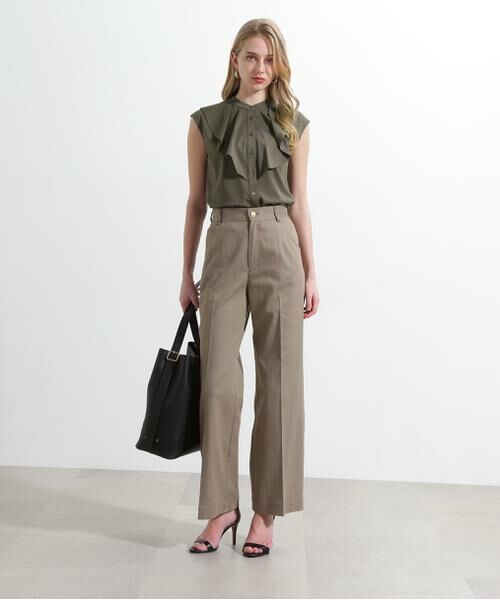 PINKY & DIANNE / ピンキーアンドダイアン カットソー | ◆トリコットラッフルカットソー | 詳細20