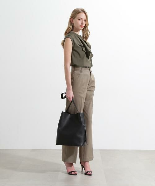 PINKY & DIANNE / ピンキーアンドダイアン カットソー | ◆トリコットラッフルカットソー | 詳細21