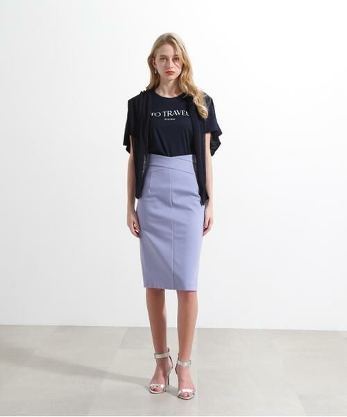 PINKY & DIANNE / ピンキーアンドダイアン カットソー | ◆"ＴＯ　ＴＲＡＶＥＬ"　ロゴＴシャツ | 詳細7