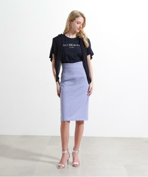 PINKY & DIANNE / ピンキーアンドダイアン カットソー | ◆"ＴＯ　ＴＲＡＶＥＬ"　ロゴＴシャツ | 詳細8