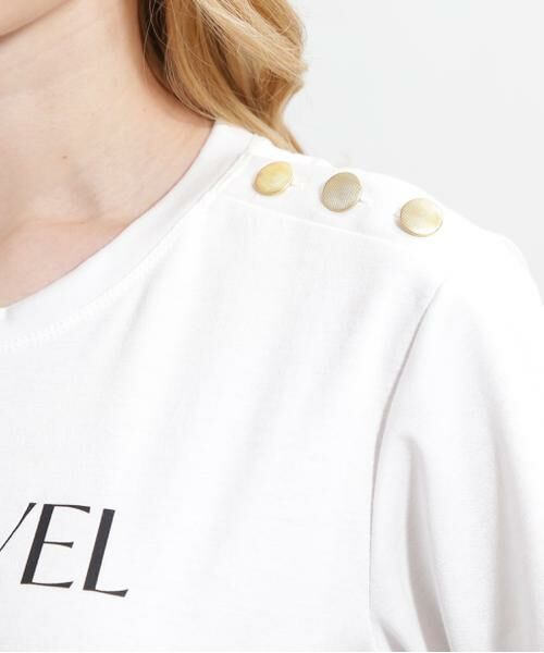 PINKY & DIANNE / ピンキーアンドダイアン カットソー | ◆"ＴＯ　ＴＲＡＶＥＬ"　ロゴＴシャツ | 詳細18