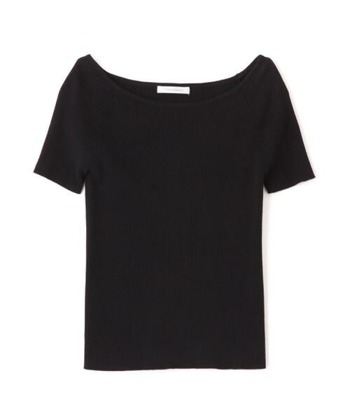 【美品】alexanderwang ブラック　ニット　セーター オフショルダー alexander wang - 【ラスト1点】DEBOSSED STACKED LOGO UNISEX