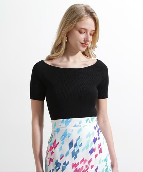 PINKY & DIANNE / ピンキーアンドダイアン ニット・セーター | ◆オフショルダーリブニット | 詳細9