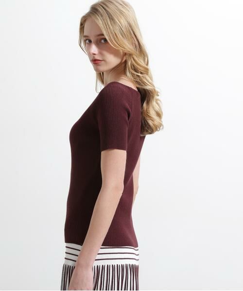 PINKY & DIANNE / ピンキーアンドダイアン ニット・セーター | ◆オフショルダーリブニット | 詳細20