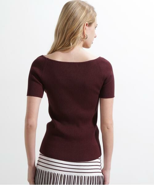 PINKY & DIANNE / ピンキーアンドダイアン ニット・セーター | ◆オフショルダーリブニット | 詳細22