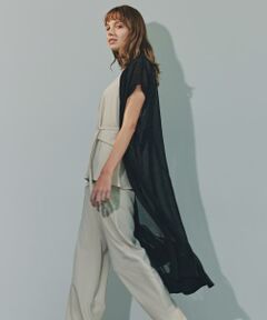 PINKY & DIANNE / ピンキーアンドダイアン カーディガン・ボレロ | ◆シアーニットロングジレ