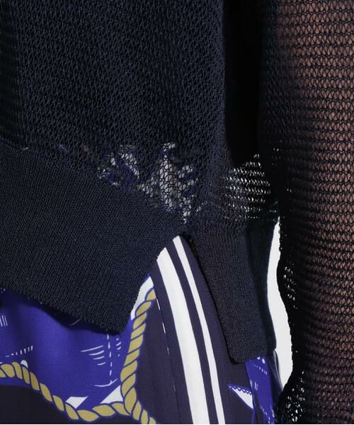 PINKY & DIANNE / ピンキーアンドダイアン カーディガン・ボレロ | ◆コットンGIMAメッシュカーディガン | 詳細10