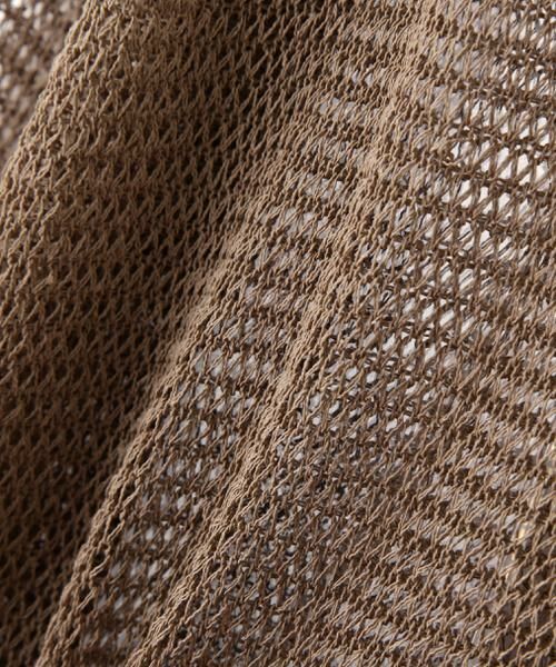 PINKY & DIANNE / ピンキーアンドダイアン カーディガン・ボレロ | ◆コットンGIMAメッシュカーディガン | 詳細17