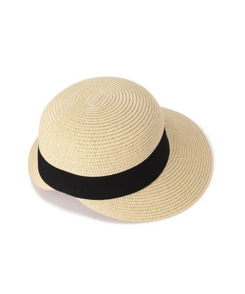 PINKY & DIANNE / ピンキーアンドダイアン ハット | ワイドブリムラフィアライクハット | 詳細1