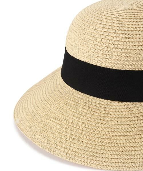 PINKY & DIANNE / ピンキーアンドダイアン ハット | ワイドブリムラフィアライクハット | 詳細2