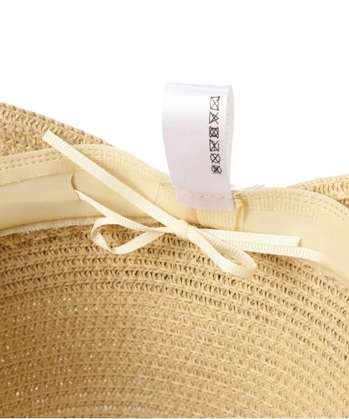 PINKY & DIANNE / ピンキーアンドダイアン ハット | ワイドブリムラフィアライクハット | 詳細5