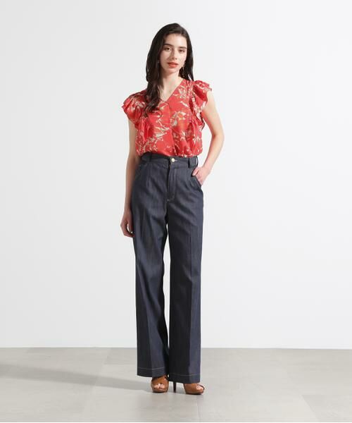 PINKY & DIANNE / ピンキーアンドダイアン シャツ・ブラウス | ◆グラデーションフラワープリントブラウス | 詳細6