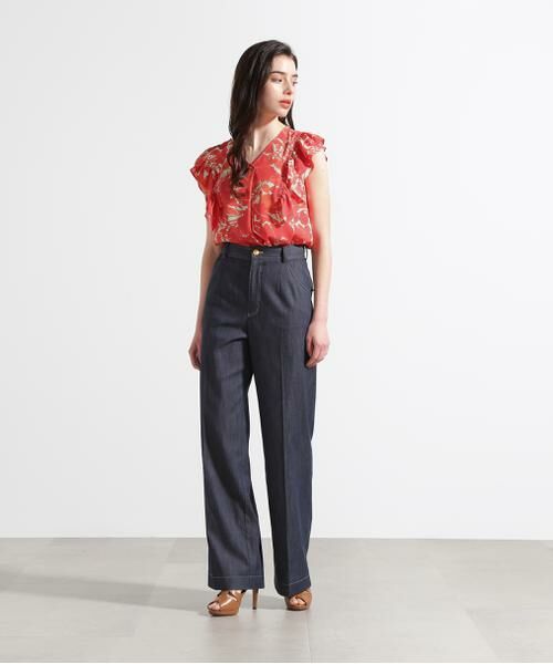 PINKY & DIANNE / ピンキーアンドダイアン シャツ・ブラウス | ◆グラデーションフラワープリントブラウス | 詳細7