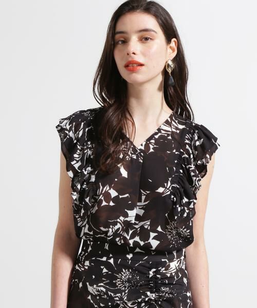 PINKY & DIANNE / ピンキーアンドダイアン シャツ・ブラウス | ◆グラデーションフラワープリントブラウス | 詳細11