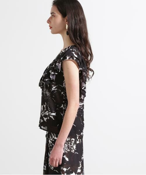 PINKY & DIANNE / ピンキーアンドダイアン シャツ・ブラウス | ◆グラデーションフラワープリントブラウス | 詳細18