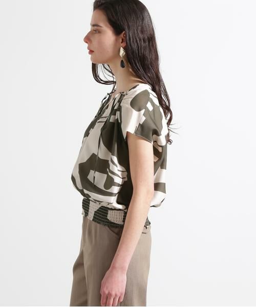 PINKY & DIANNE / ピンキーアンドダイアン シャツ・ブラウス | ◆リーフィーゼブラプリントブラウス | 詳細6