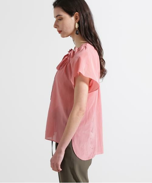 PINKY & DIANNE / ピンキーアンドダイアン シャツ・ブラウス | ◆ギャザーネックブラウス | 詳細7