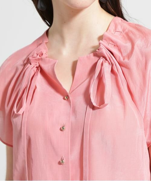 PINKY & DIANNE / ピンキーアンドダイアン シャツ・ブラウス | ◆ギャザーネックブラウス | 詳細9