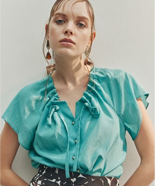 PINKY & DIANNE / ピンキーアンドダイアン シャツ・ブラウス | ◆ギャザーネックブラウス | 詳細16