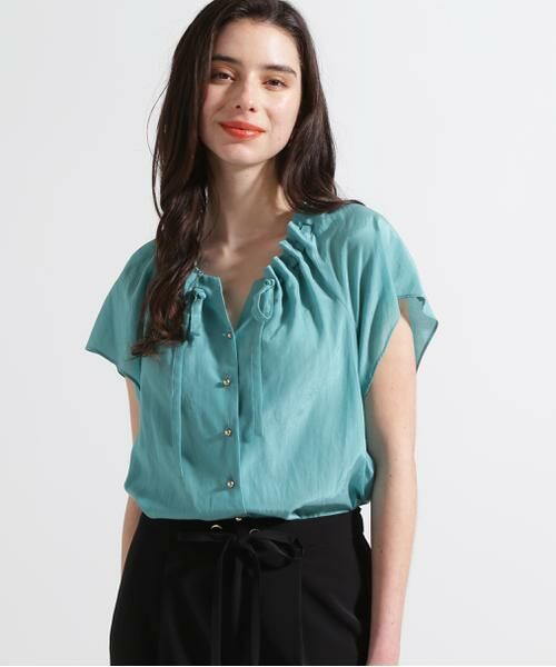 PINKY & DIANNE / ピンキーアンドダイアン シャツ・ブラウス | ◆ギャザーネックブラウス | 詳細17