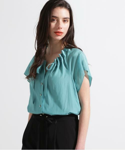 PINKY & DIANNE / ピンキーアンドダイアン シャツ・ブラウス | ◆ギャザーネックブラウス | 詳細18