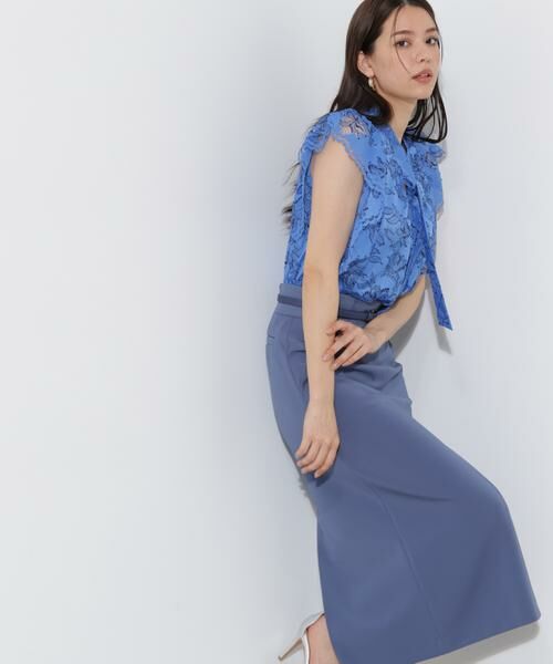 PINKY & DIANNE / ピンキーアンドダイアン シャツ・ブラウス | スカラレースボウタイブラウス | 詳細2