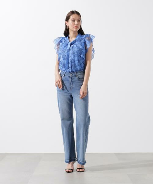 PINKY & DIANNE / ピンキーアンドダイアン シャツ・ブラウス | スカラレースボウタイブラウス | 詳細8