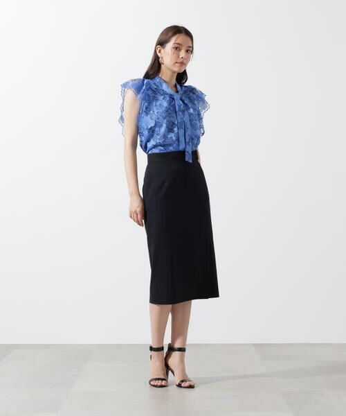 PINKY & DIANNE / ピンキーアンドダイアン シャツ・ブラウス | スカラレースボウタイブラウス | 詳細9