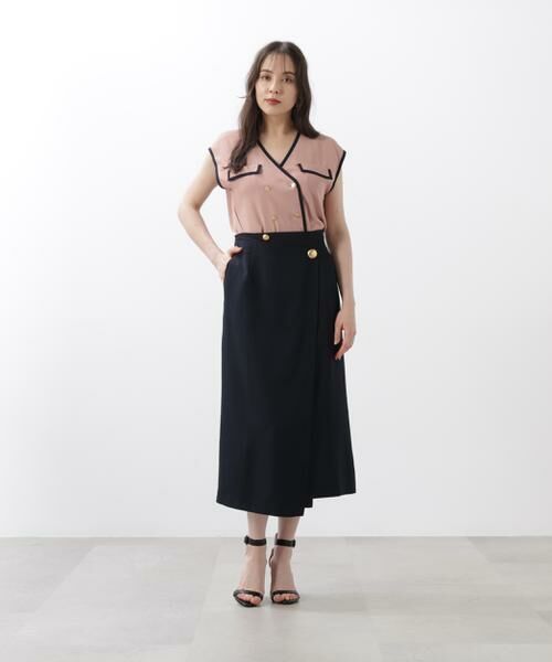 PINKY & DIANNE / ピンキーアンドダイアン シャツ・ブラウス | パイピングダブルブラウス | 詳細10